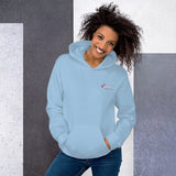 Womens Embroidered Unisex Hoodie