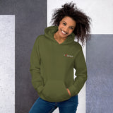 Womens Embroidered Unisex Hoodie