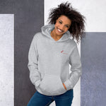 Womens Embroidered Unisex Hoodie